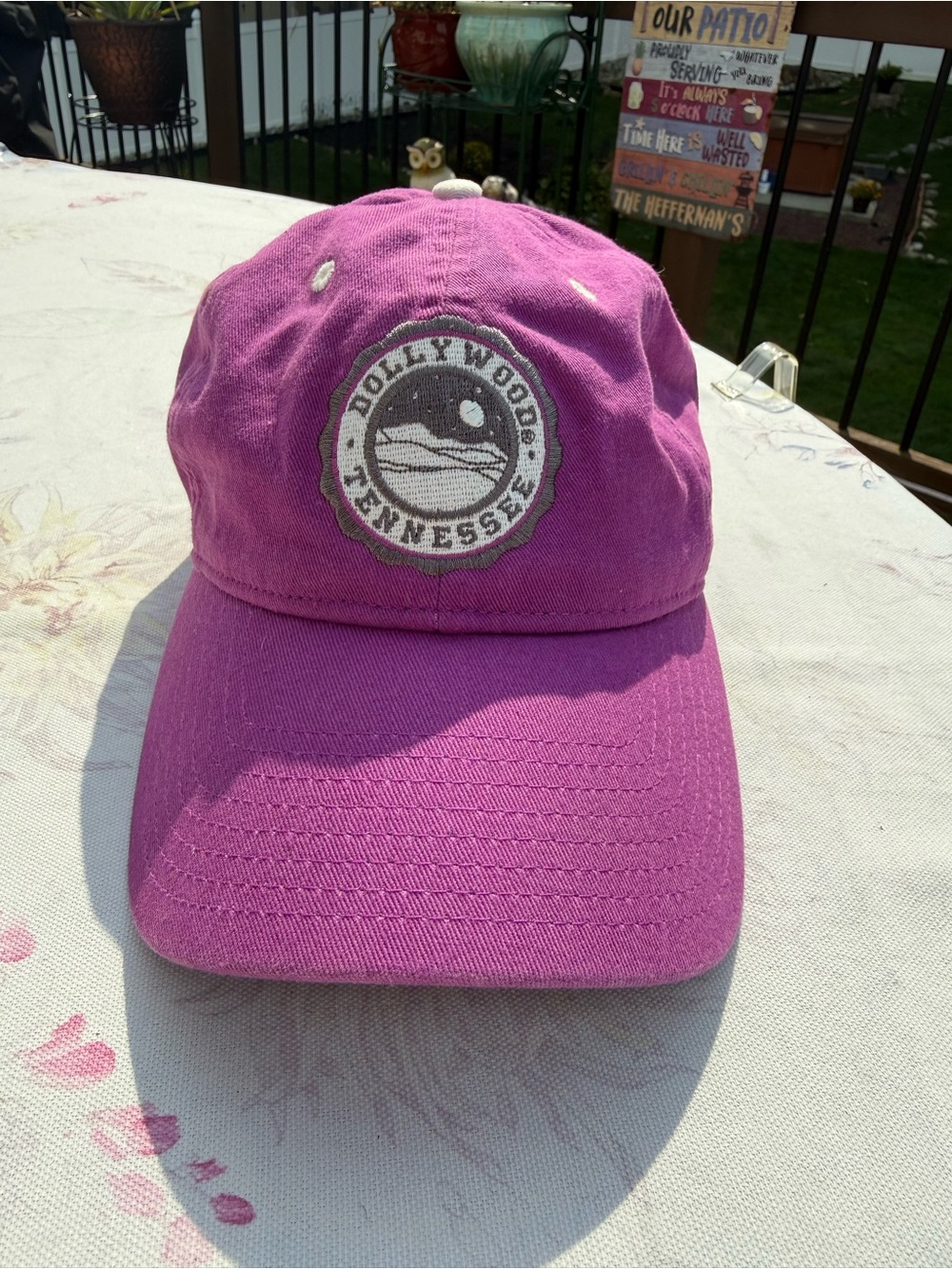 Dollywood Tennessee Purple Cap